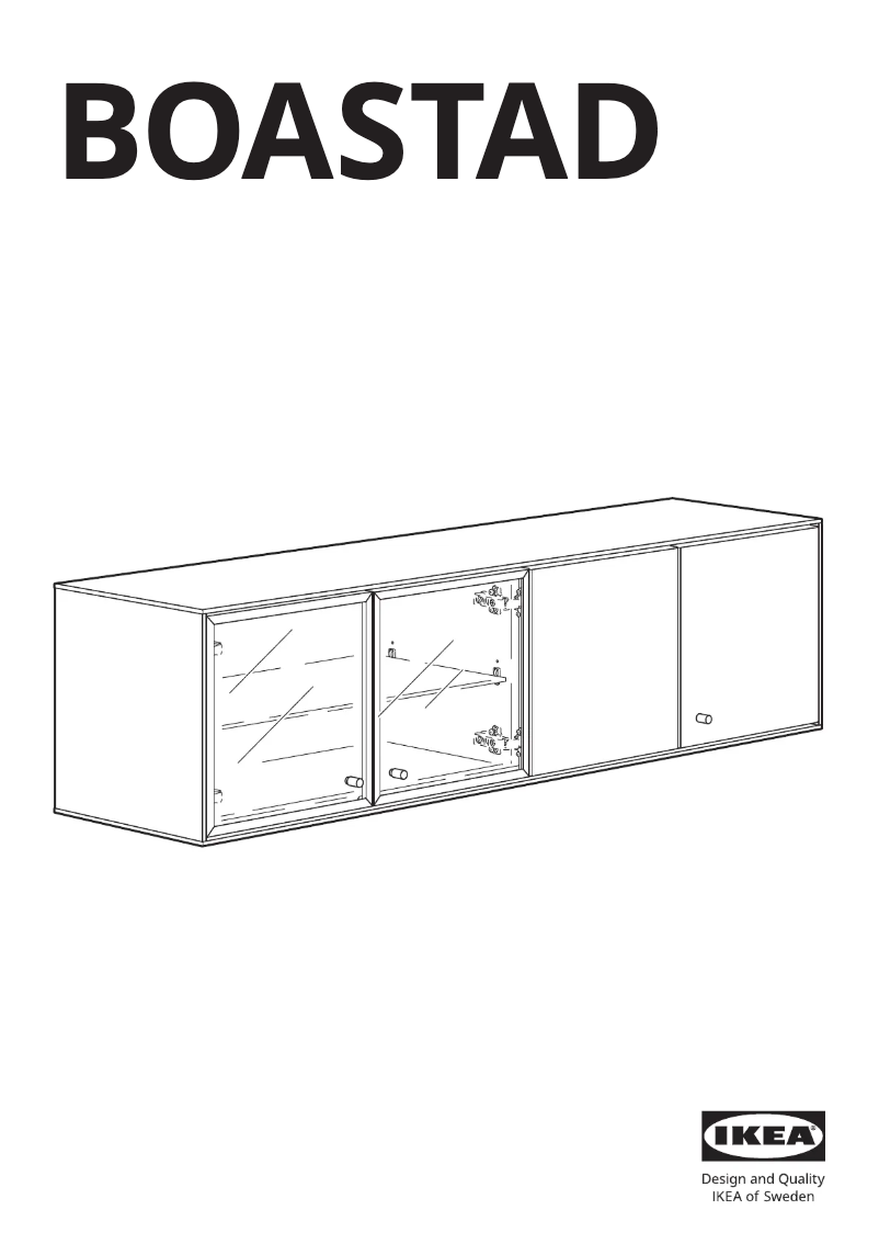 Page 1 de la notice Manuel utilisateur Ikea BOASTAD 505.277.83