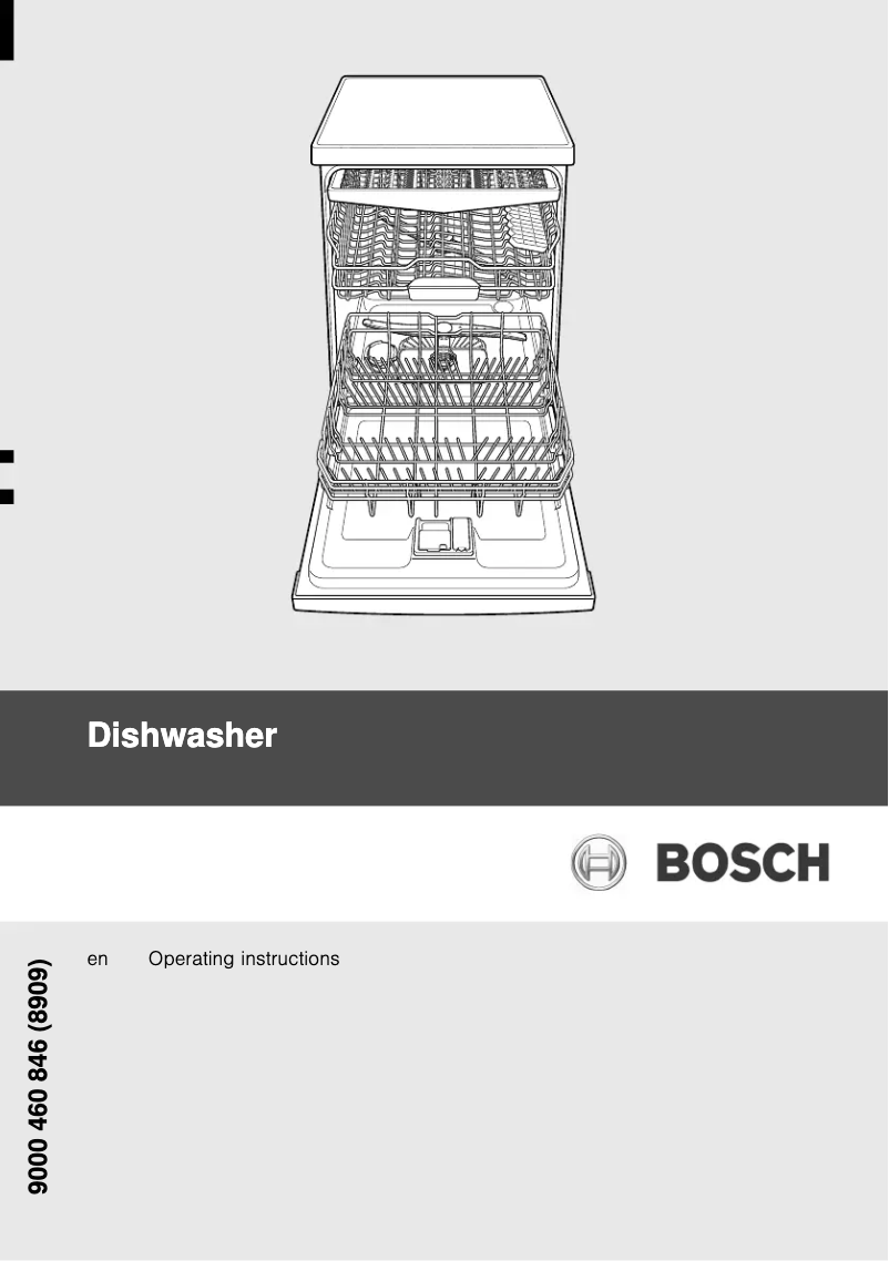 Page 1 de la notice Manuel utilisateur Bosch SMS69L09UK