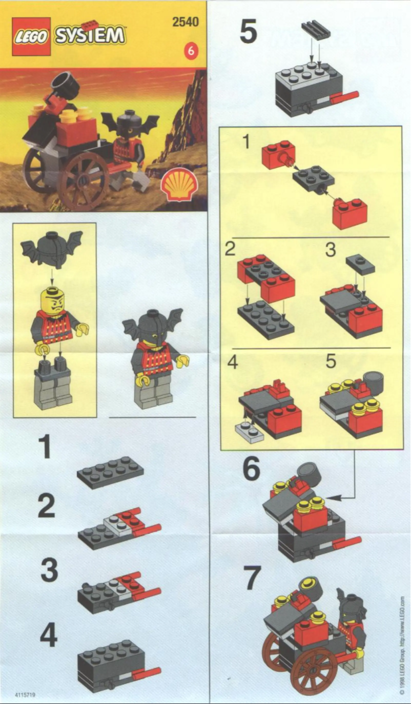 Página 1 del manual Manual de usuario Lego BATLORD W. WAGGON