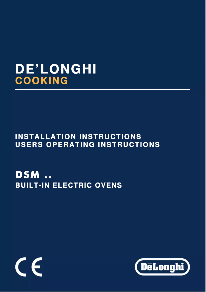 Page 1 of the manual User Manual DeLonghi DSM 10 NL