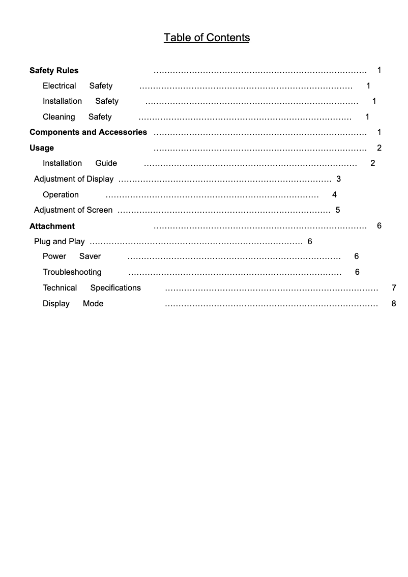 Page 1 de la notice Manuel utilisateur Acer AL1714