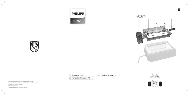 Page n°1 - Manuel utilisateur Philips Avance Collection HD6971