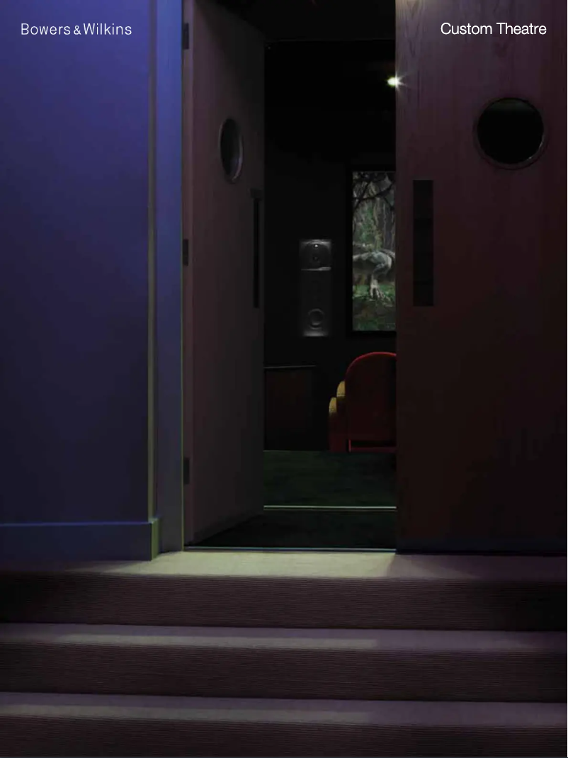 Page 1 de la notice Brochure Bowers & Wilkins CT7.4 LCRS