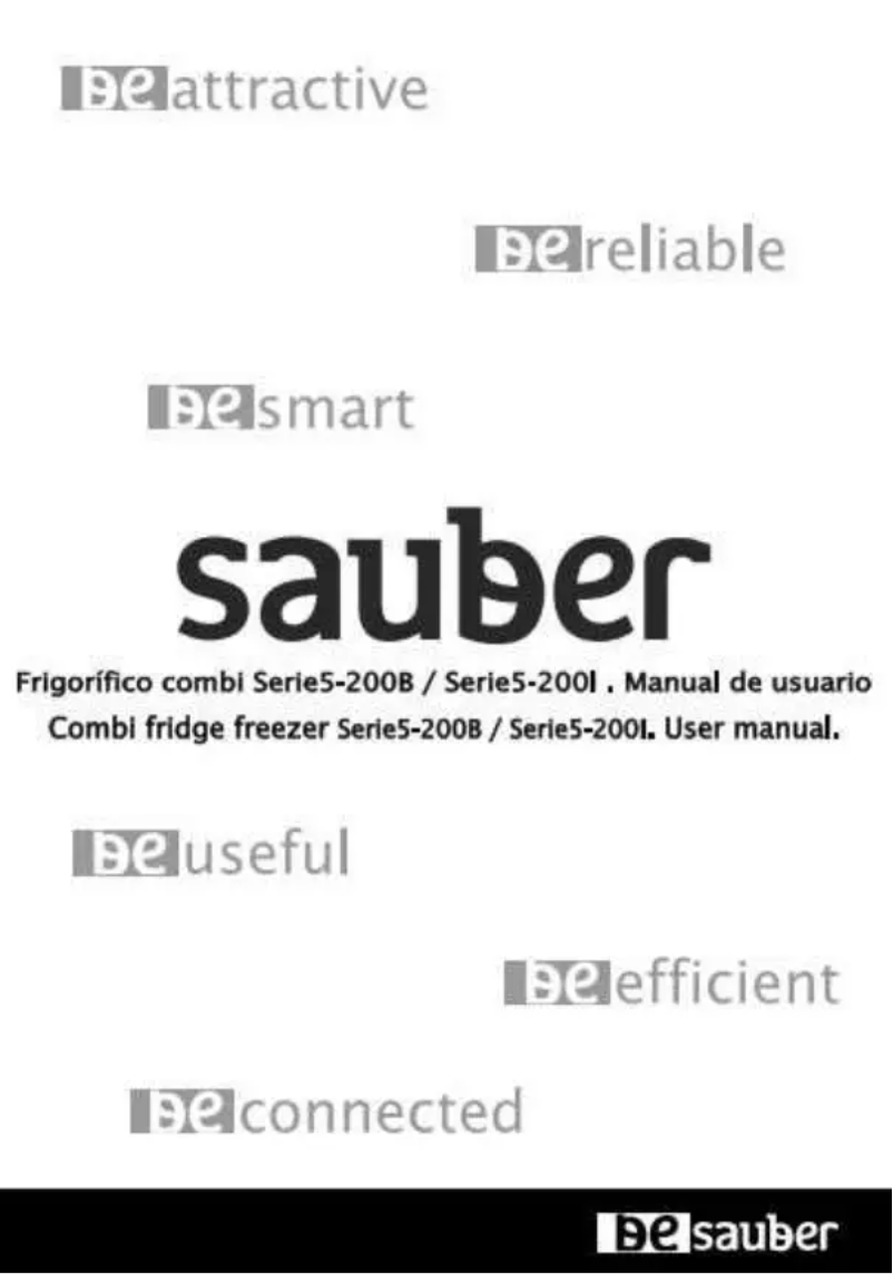 Página 1 del manual Manual de usuario Sauber SERIE 5-200I