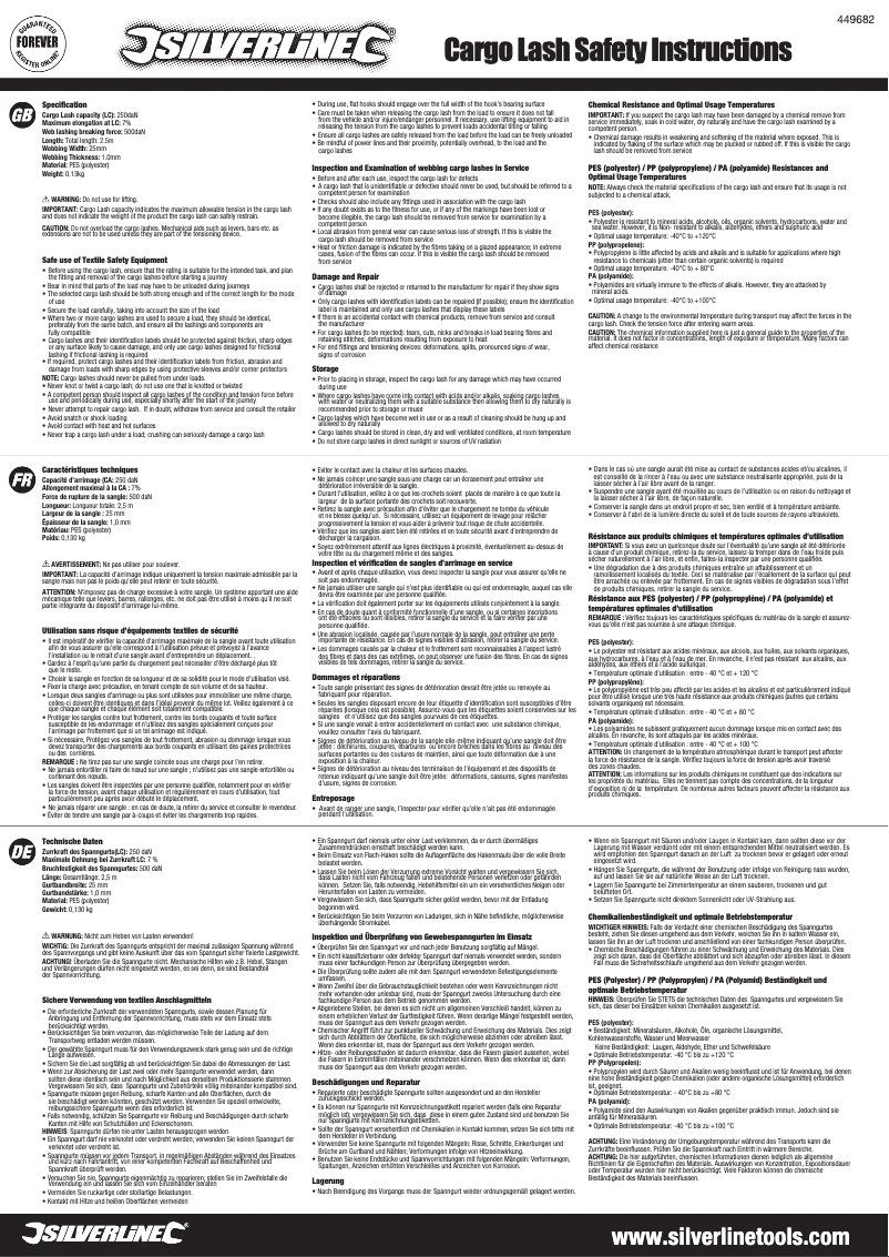 Página 1 del manual Manual de usuario Silverline 449682