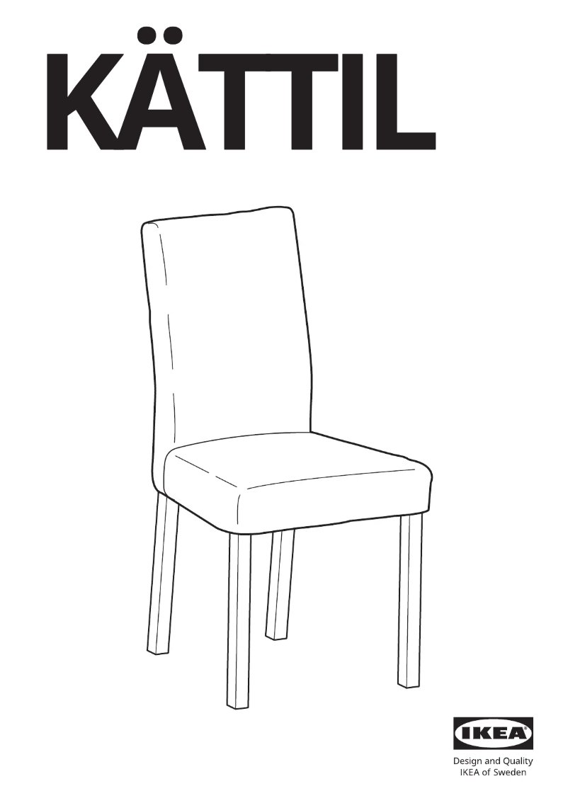 Page 1 de la notice Manuel utilisateur Ikea KÄTTIL 505.490.06