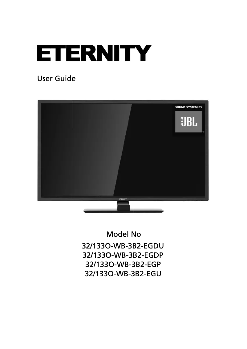 Página 1 del manual Manual de usuario Eternity 32/133O-WB-3B2-EGDP-UK