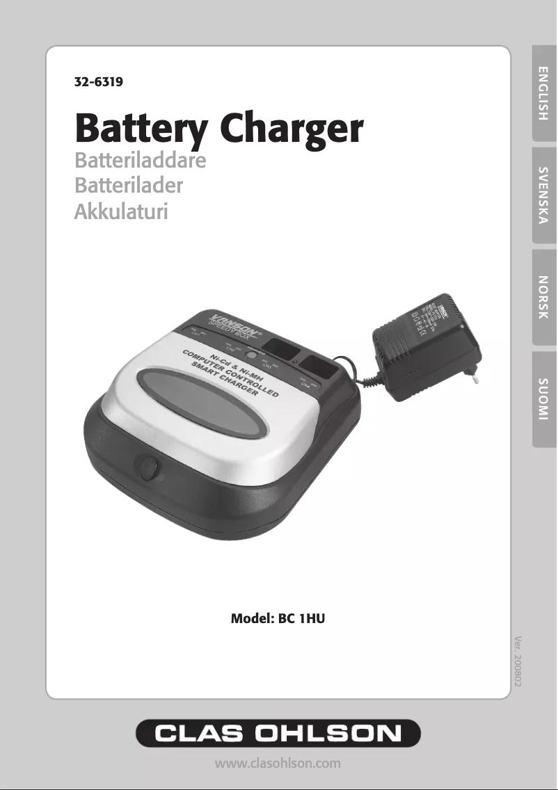 Page 1 de la notice Manuel utilisateur Vanson BC-1HU