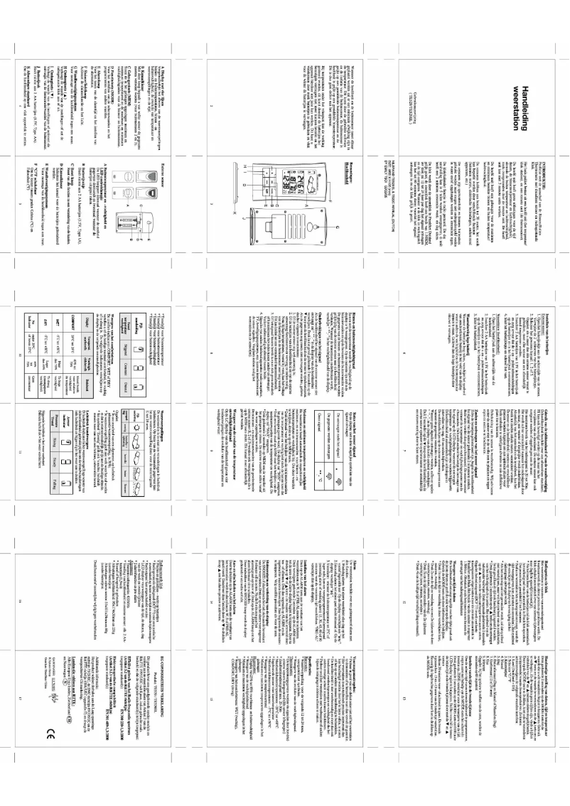 Page 1 de la notice Manuel utilisateur Cresta WX580M