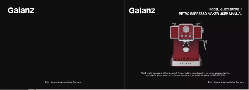 Page 1 de la notice Manuel utilisateur Galanz GLEC02BERE14