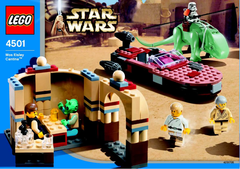 Page 1 de la notice Manuel utilisateur Lego Star Wars 4501