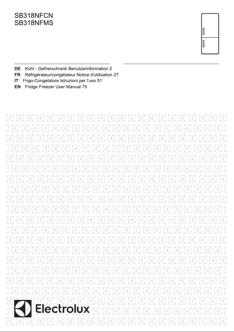 Página 1 del manual Manual de usuario Electrolux SB318NFCN