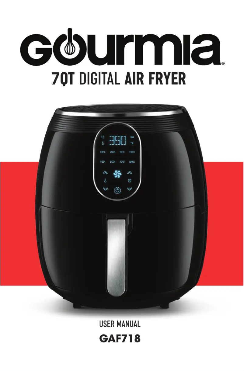 Page 1 of the manual User Manual Gourmia GAF718