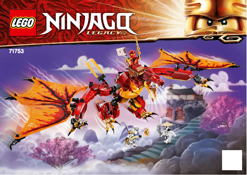 Page 1 de la notice Manuel utilisateur Lego Ninjago 71753