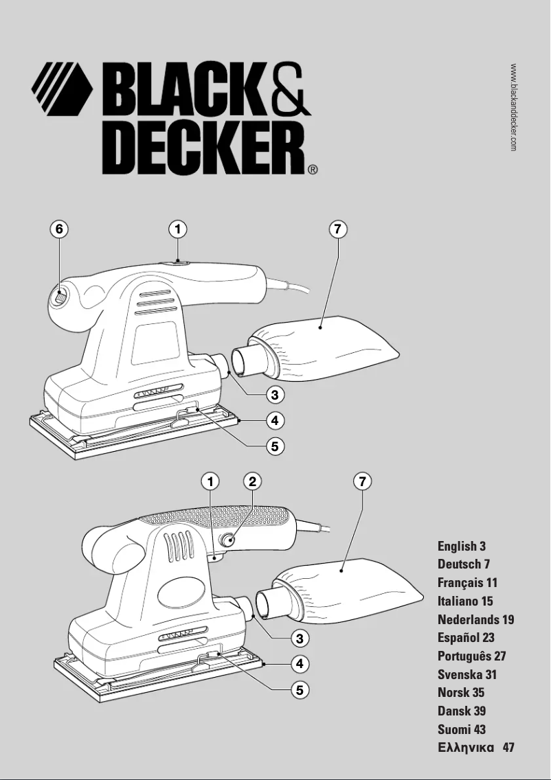 Page 1 de la notice Manuel utilisateur Black & Decker KA197E