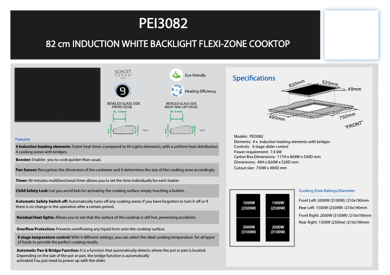 Page 1 de la notice Manuel utilisateur Silverline PEI 3082