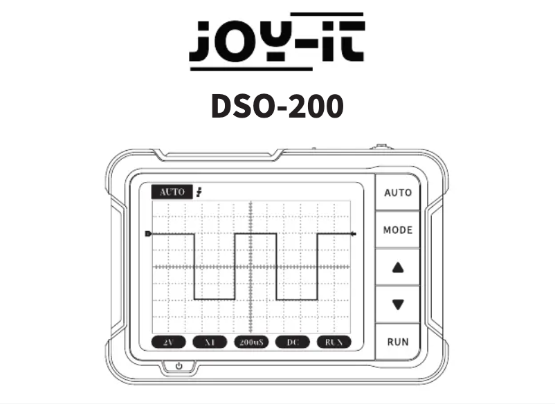 Page 1 de la notice Manuel utilisateur Joy-It DSO-200