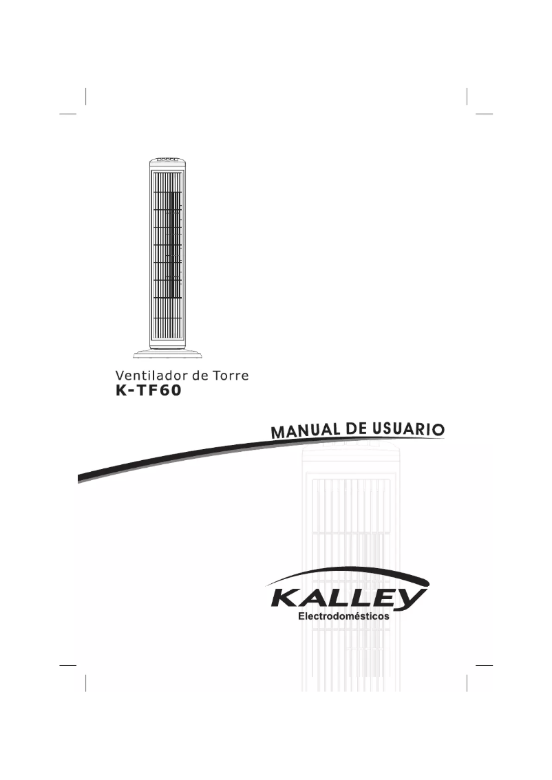 Page 1 de la notice Manuel utilisateur Kalley K-TF60
