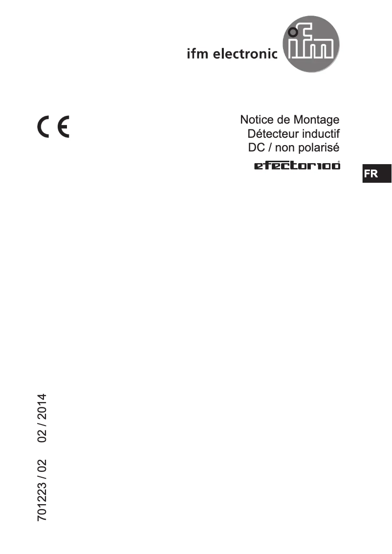 Page 1 de la notice Manuel utilisateur IFM IG5920