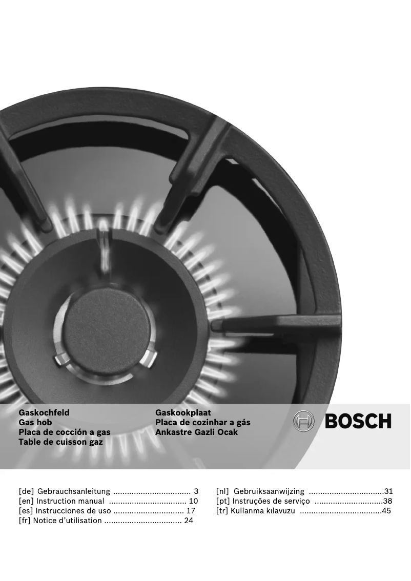 Page 1 de la notice Manuel utilisateur Bosch PRS926B70E