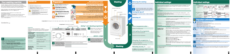 Page 1 de la notice Manuel utilisateur Siemens WM10E321EP