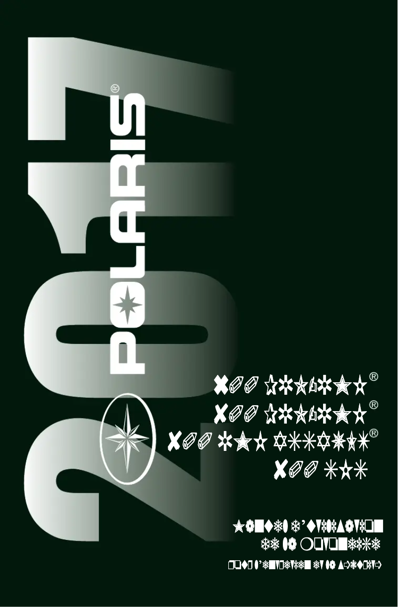 Page 1 de la notice Manuel utilisateur Polaris 800 Pro-RMK (2017)