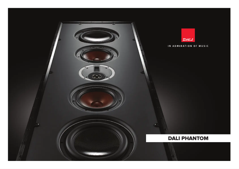 Page 1 de la notice Brochure Dali Phantom H-60