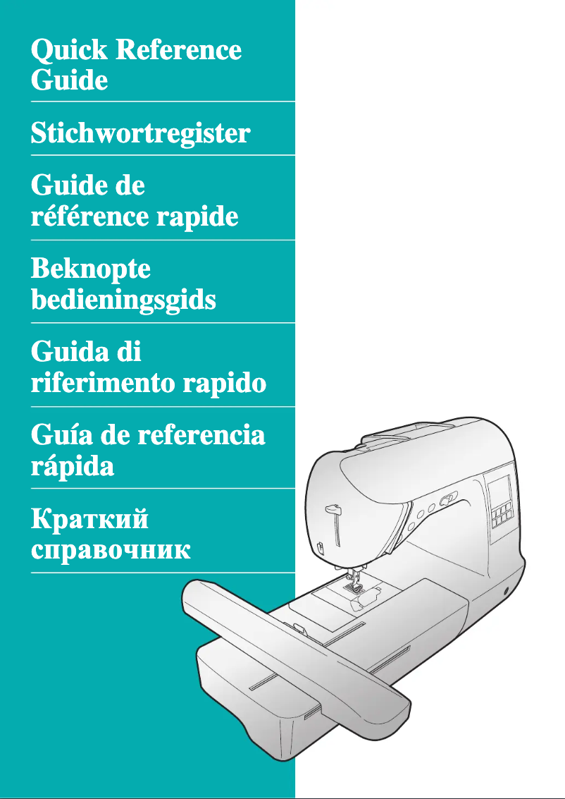 Página 1 del manual Manual de usuario Brother Innov-is 1250