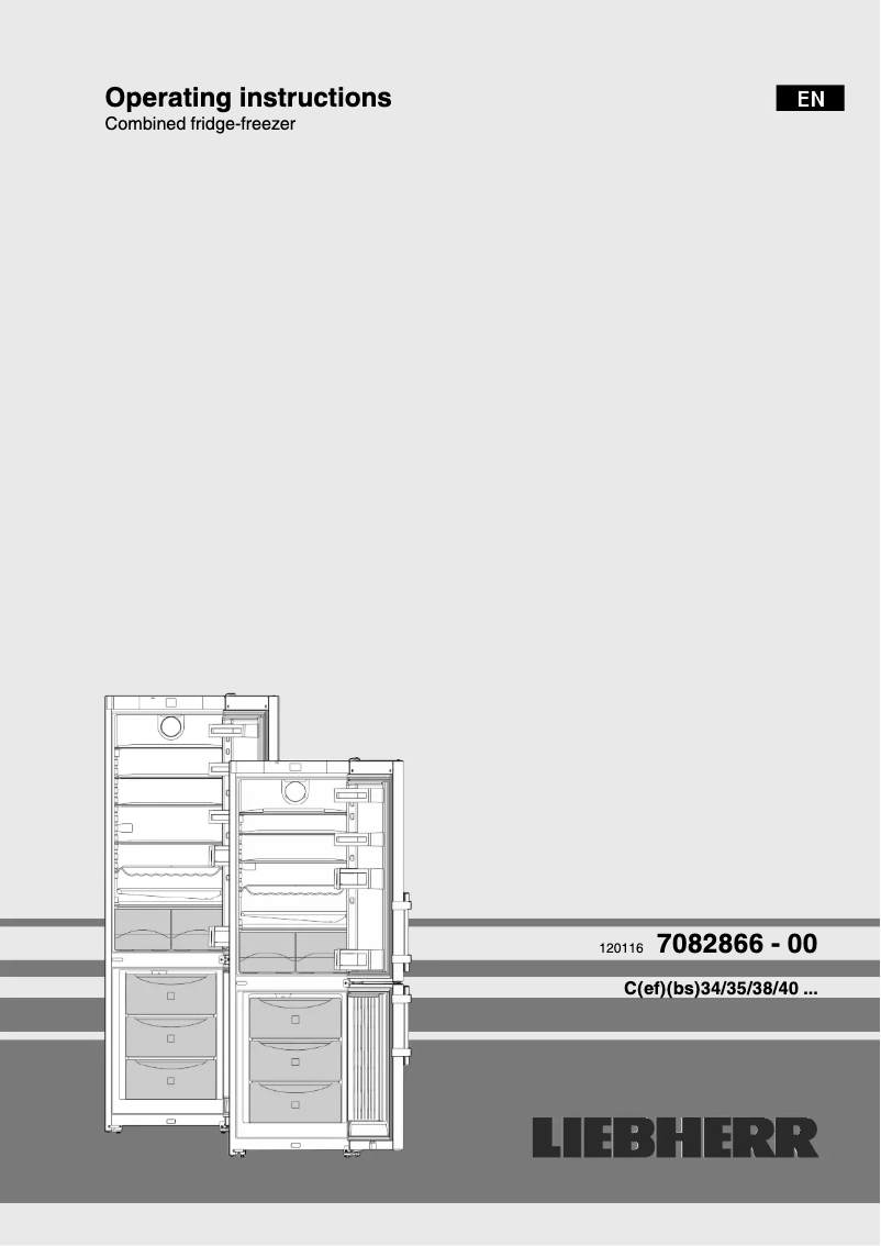 Page 1 de la notice Manuel utilisateur Liebherr C 3525 Comfort