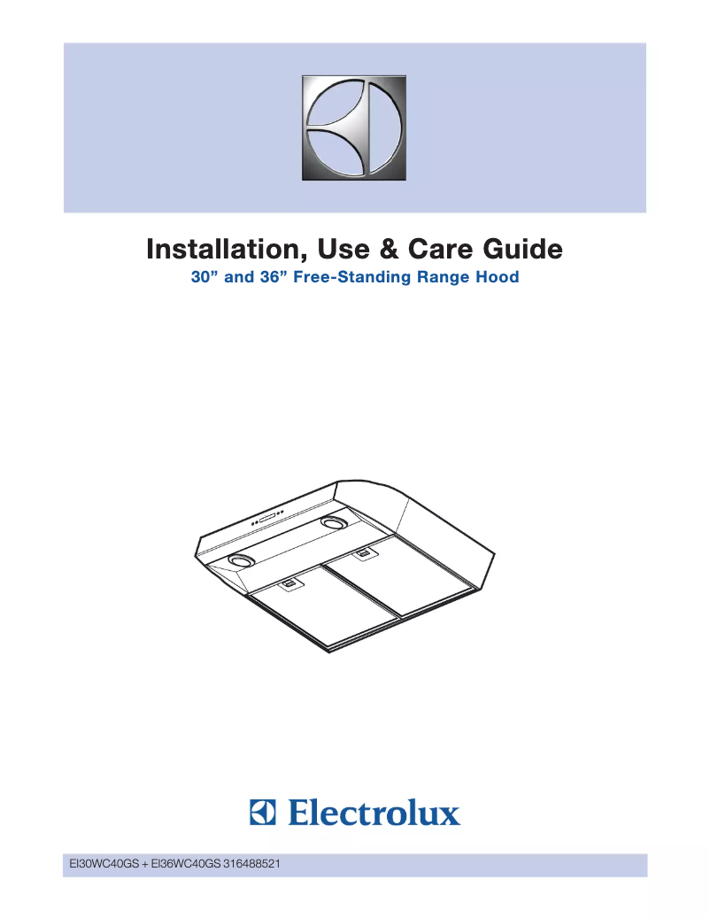 Página 1 del manual Manual de usuario Electrolux RH36WC40GS