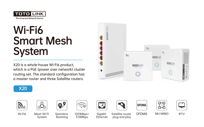 Página 1 del manual Manual de usuario Totolink X20