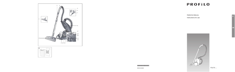 Page 1 de la notice Manuel utilisateur Profilo PSU7A230