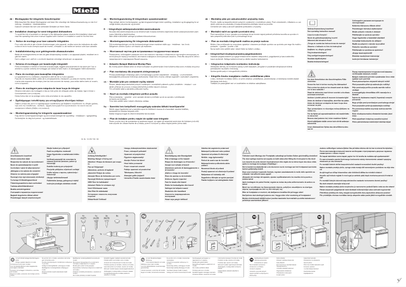 Page 1 de la notice Manuel utilisateur Miele G 4925 SCi XXL