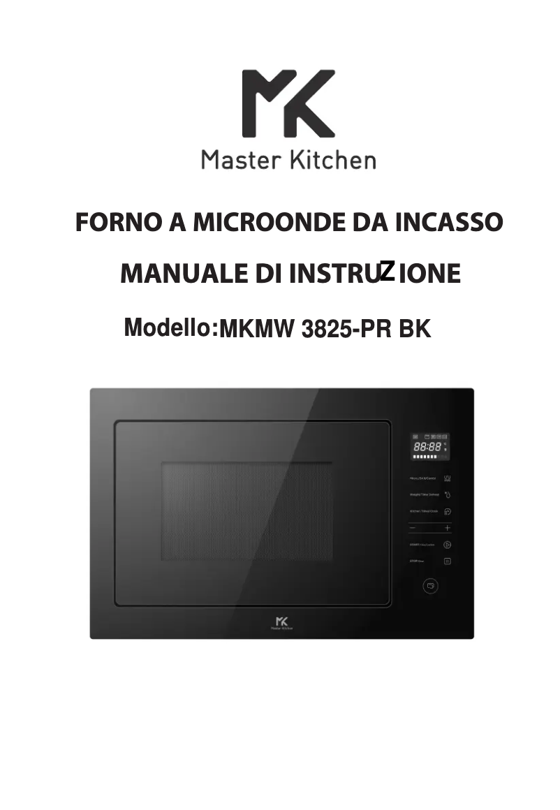 Image de la première page du manuel de l'appareil MKMW 3825-PR BK
