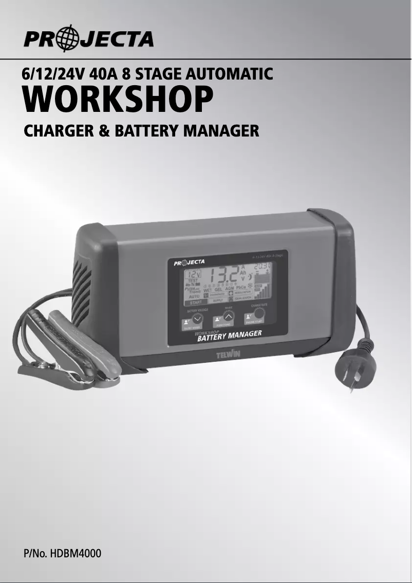 Page 1 de la notice Manuel utilisateur Projecta HDBM4000