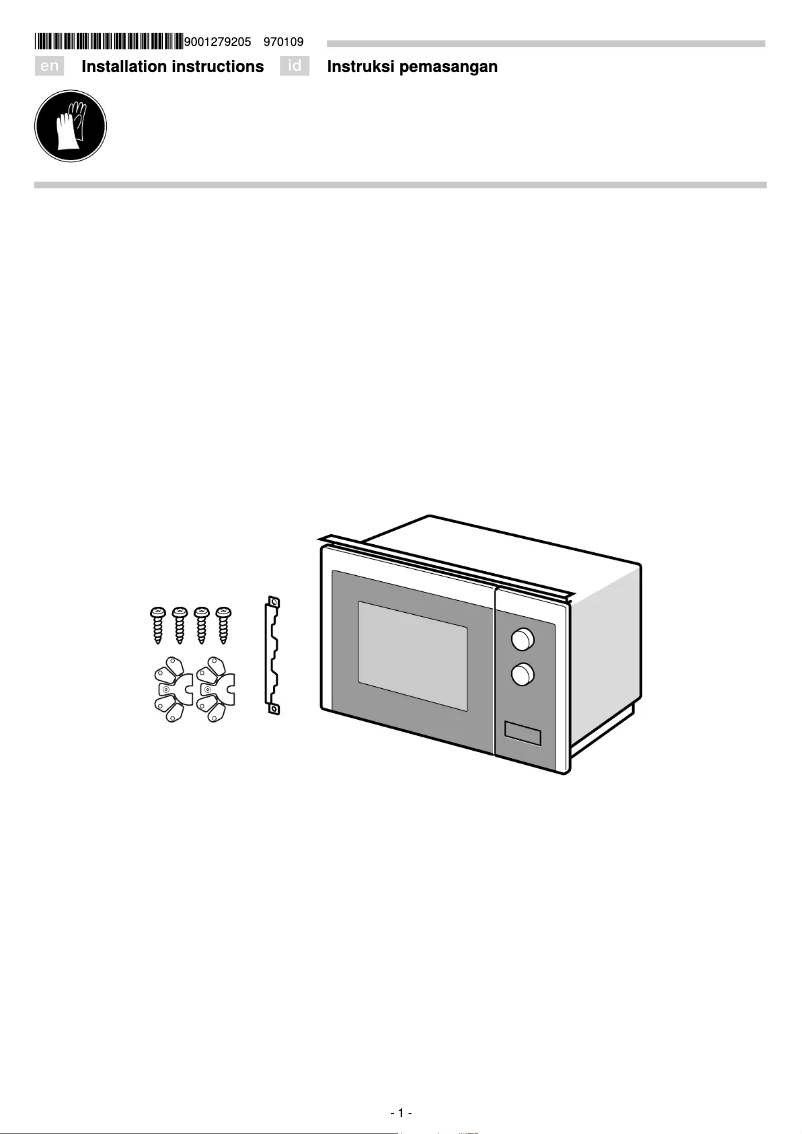 Page 1 of the manual Installation Guide Bosch BEL554MS0A