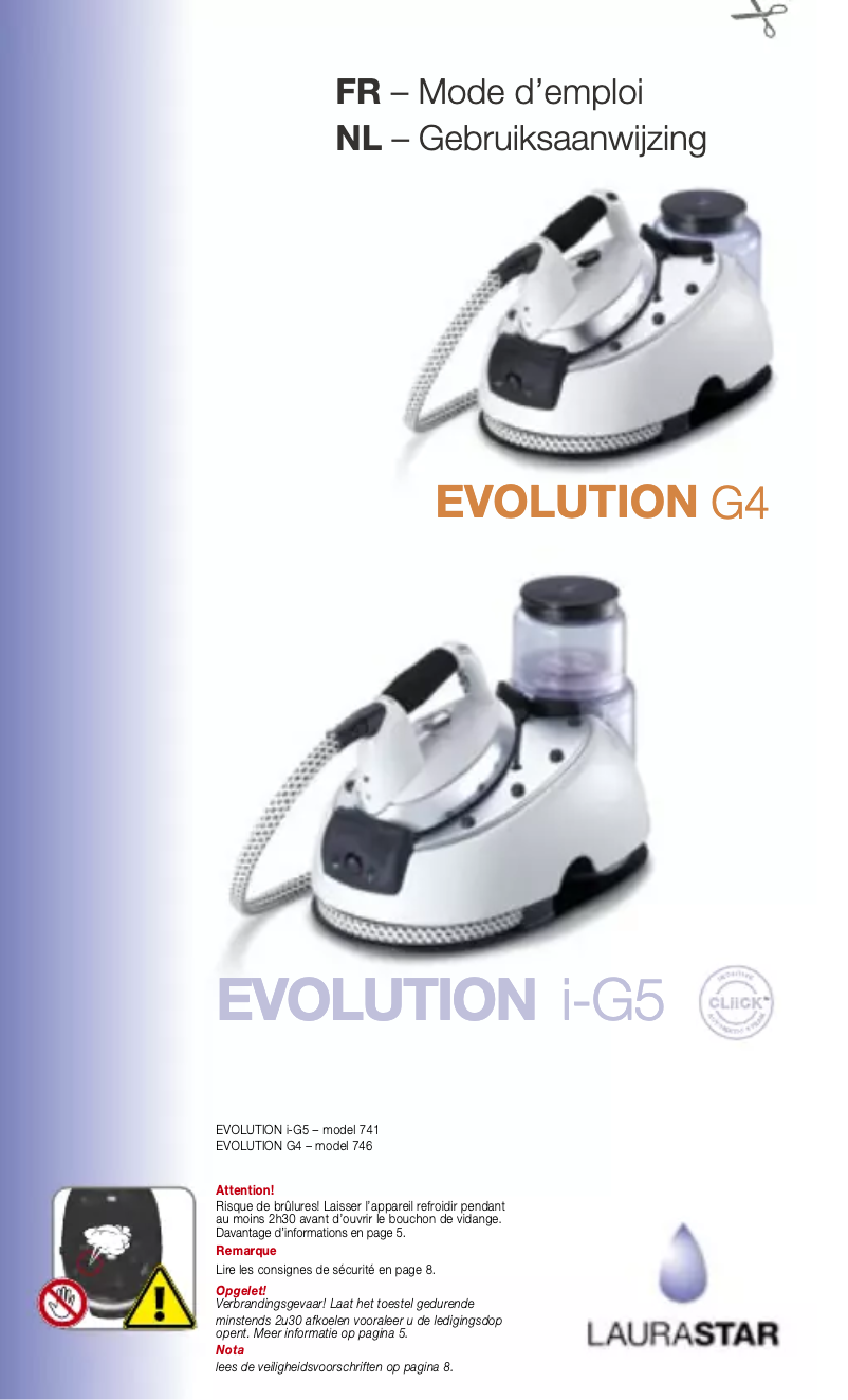 Page 1 of the manual User Manual laurast Evolution G4