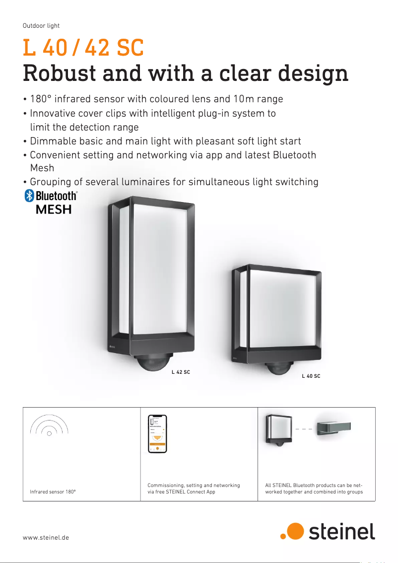 Página 1 del manual Folleto Steinel My L 40 SC