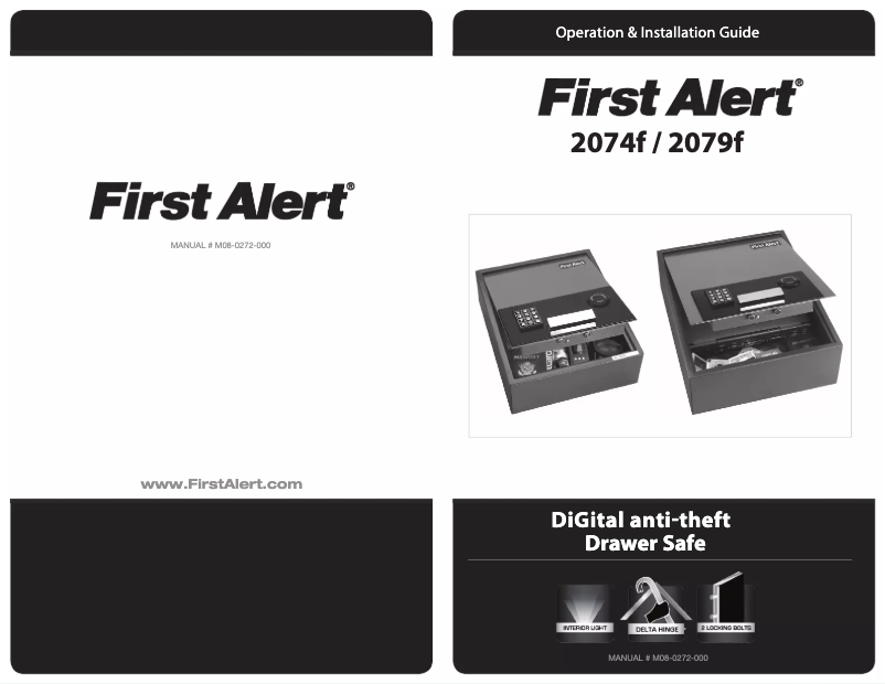 Page 1 de la notice Manuel utilisateur First Alert 2079F