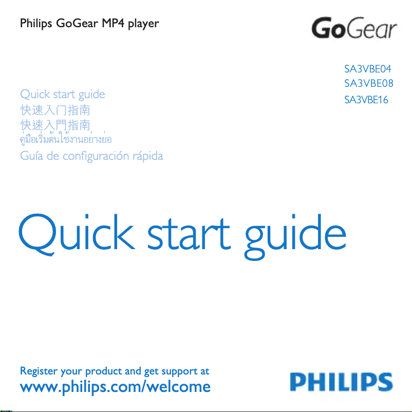 Image de la première page du manuel de l'appareil SA3VBE08B