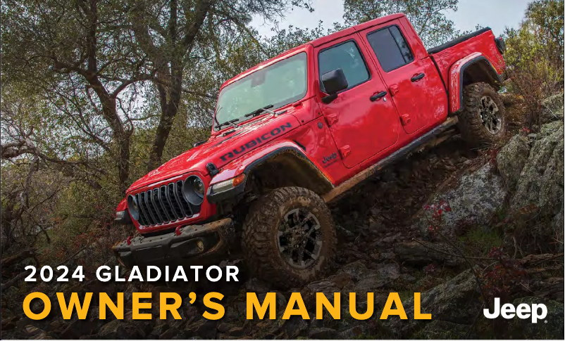 Page 1 de la notice Manuel utilisateur Jeep Gladiator (2024)