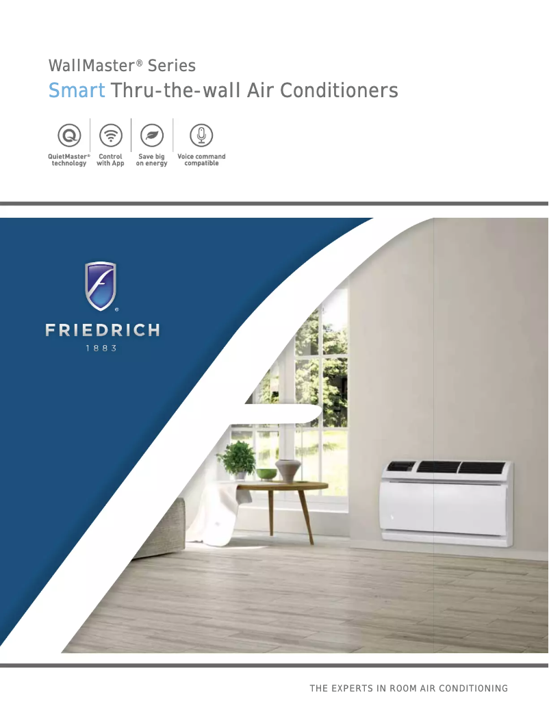 Page 1 de la notice Brochure Friedrich WallMaster WET10A33A