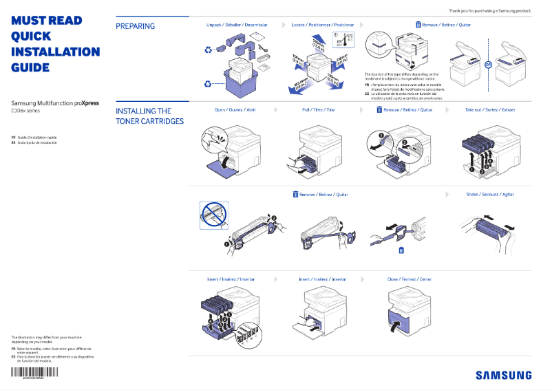 Página 1 del manual Manual de usuario Samsung ProXpress SL-C3060