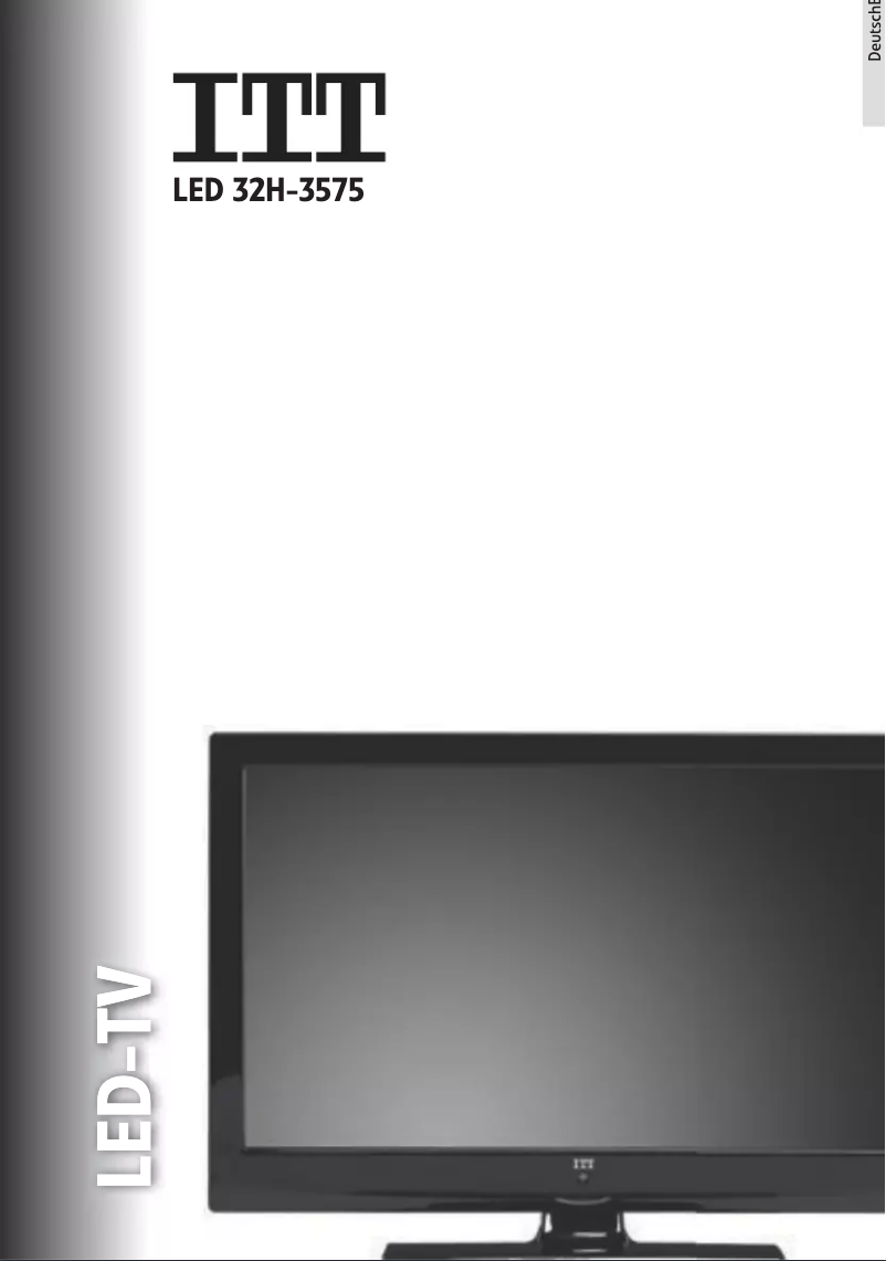 Page 1 de la notice Manuel utilisateur ITT LED 32H-3575