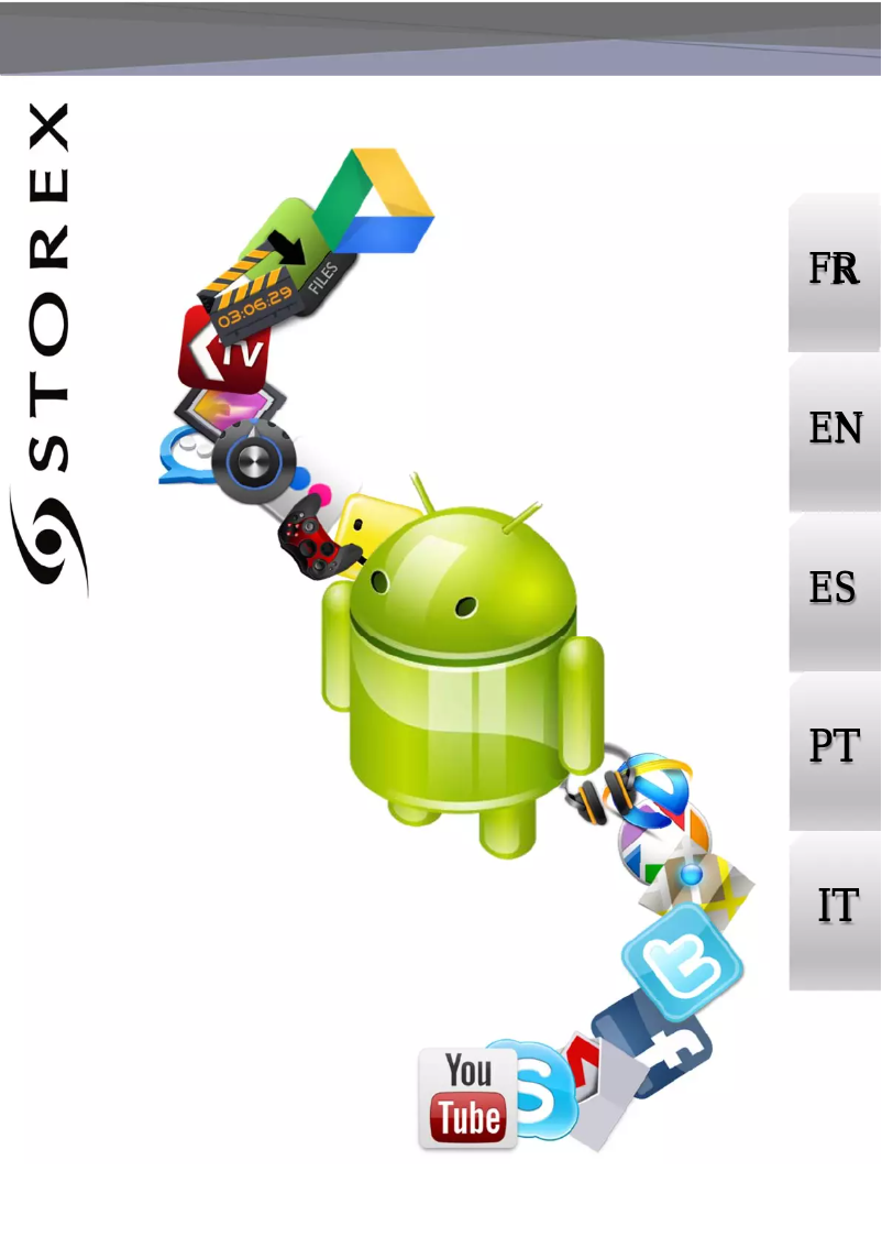 Page 1 de la notice Manuel utilisateur Storex eZee Tab 10Q 13M