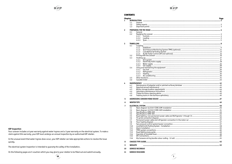 Page 1 de la notice Manuel utilisateur Kip Vision