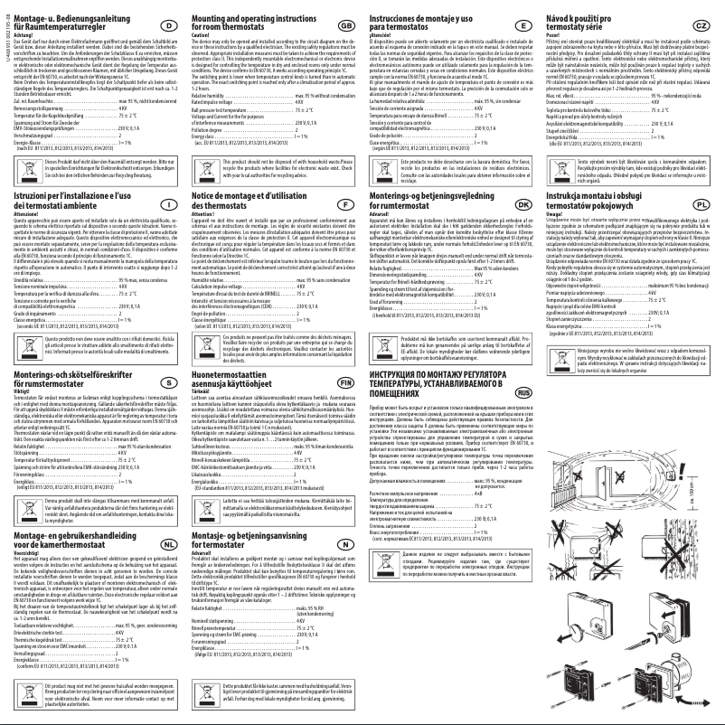 Página 1 del manual Manual de usuario Eberle RTR-E 6731