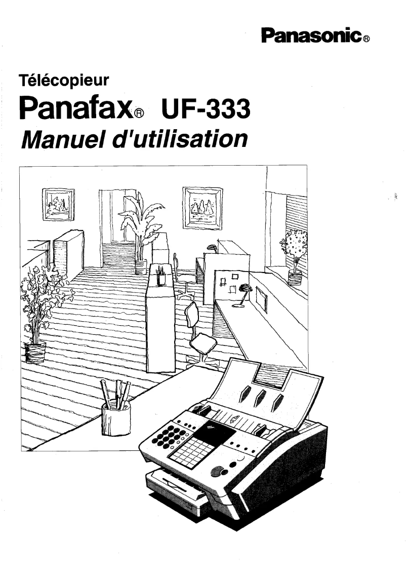 Página 1 del manual Manual de usuario Panasonic Panafax UF-333