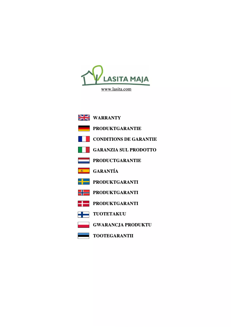 Page 1 de la notice Manuel utilisateur Lasita Maja Mosel 2