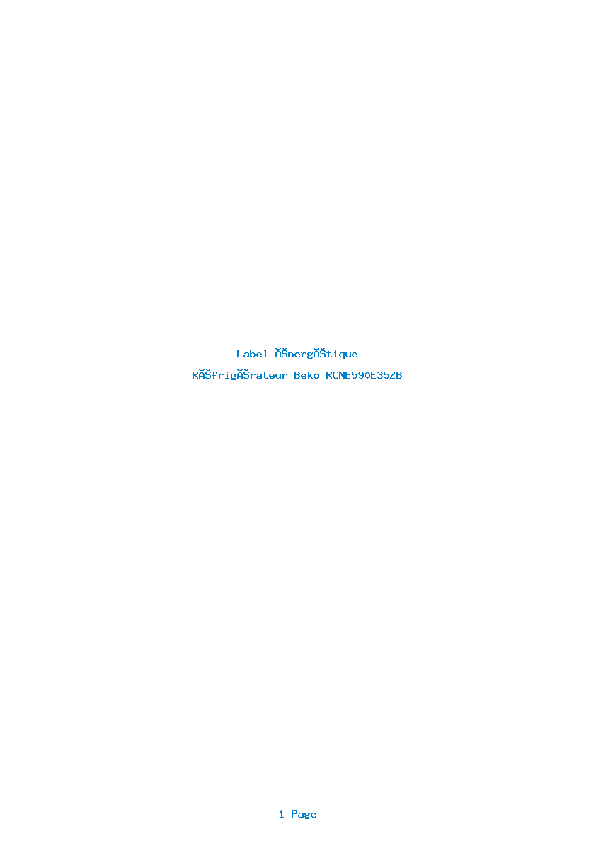 Image de la première page du manuel de l'appareil RCNE590E35ZB